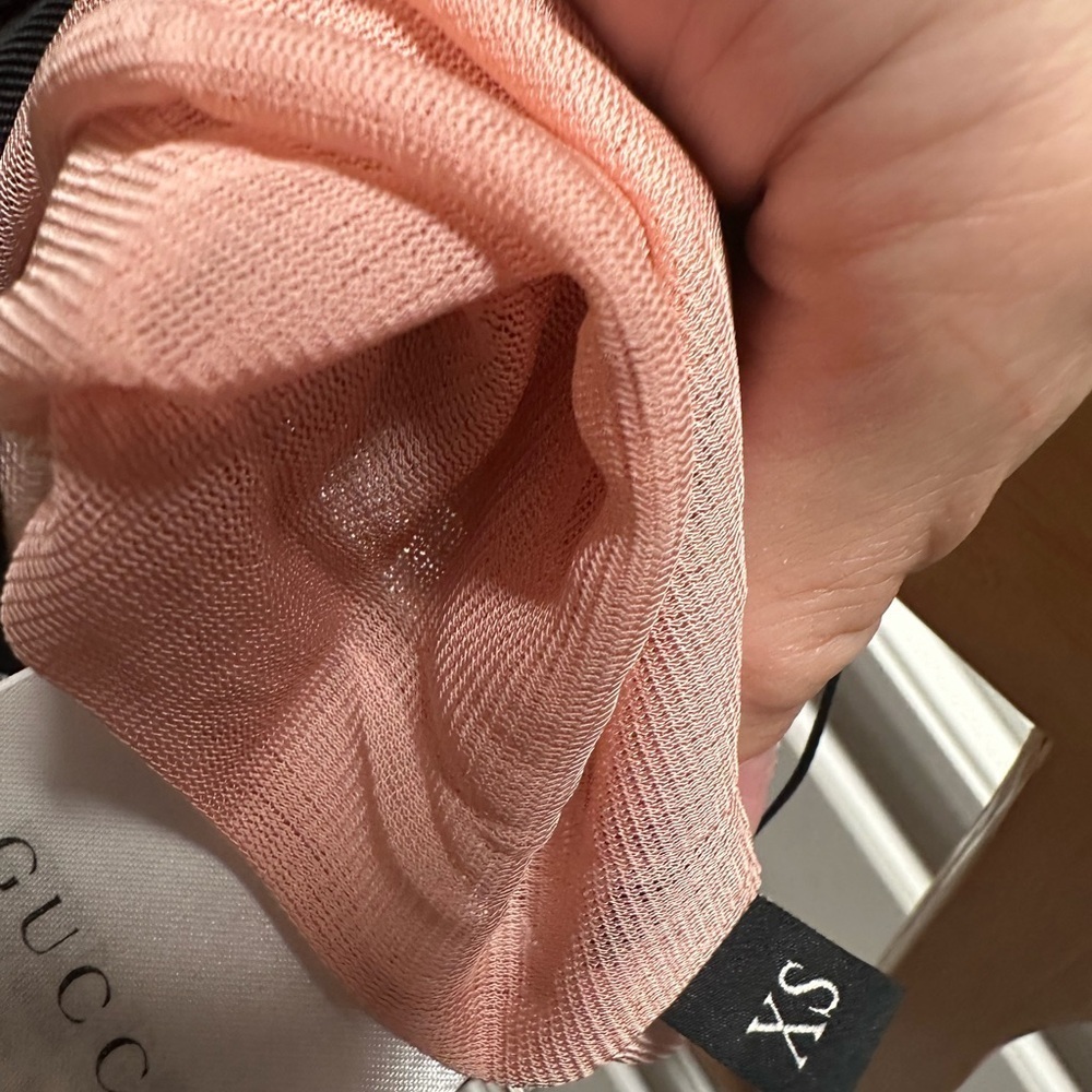 Gucci Black and Pink Pleated Dress - Picture 8 of 9